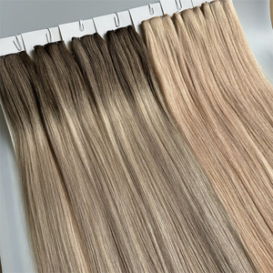Extension per <span class=keywords><strong>Capelli</strong></span> di Qualità Professionale 2026 - Nuovo Design, <span class=keywords><strong>Capelli</strong></span> Europei Remy con Cuticole Allineate, Morbidi, Tutti i Colori, Genius Weft - Product Image 3