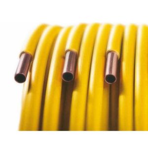 Tubo di Rame Rivestito SMISOL GAS in Rotolo 16 X 1 mm, Tubo di Rame Dritto a Spirale per Acqua e Condizionamento, Grado C12200 - Product Image 5