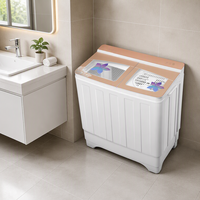 Top Loading Washer with Air Dry and Hand Wash Lid Household Electric Washing Machine for Daily Laundry