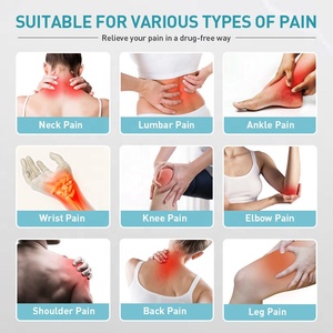 Yiran nueva máquina TENS para aliviar el dolor de hombros y cuello, masajeador de pulso para cintura y espalda, recargable por USB con parche de masaje de carga - Product Image 2