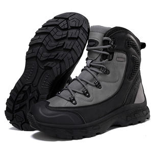Nuevas Botas Tácticas de Media Caña para Hombre para Invierno, Calzado para Senderismo y Ciclismo al Aire Libre con Forro de Malla, Botas de Combate de Suela Gruesa, Zapatos Casuales - Product Image 3