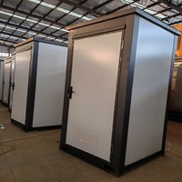 Toilettes portables modernes en gros, unités de WC mobiles en panneaux sandwich