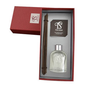 <span class=keywords><strong>Diffusore</strong></span> <span class=keywords><strong>di</strong></span> Fragranze per la Casa Personalizzato all'Ingrosso, Bottiglia Trasparente da 100ml <span class=keywords><strong>con</strong></span> <span class=keywords><strong>Bastoncini</strong></span> in Rattan e Scatola <span class=keywords><strong>di</strong></span> Copertura - Product Image 5