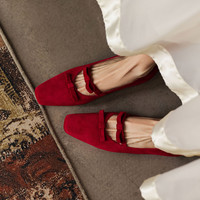 Nouveautés Automne 2026 – Ballerines Mary Jane à deux nœuds, bout carré, talon interne, couleurs vives, faciles à enfiler pour femme