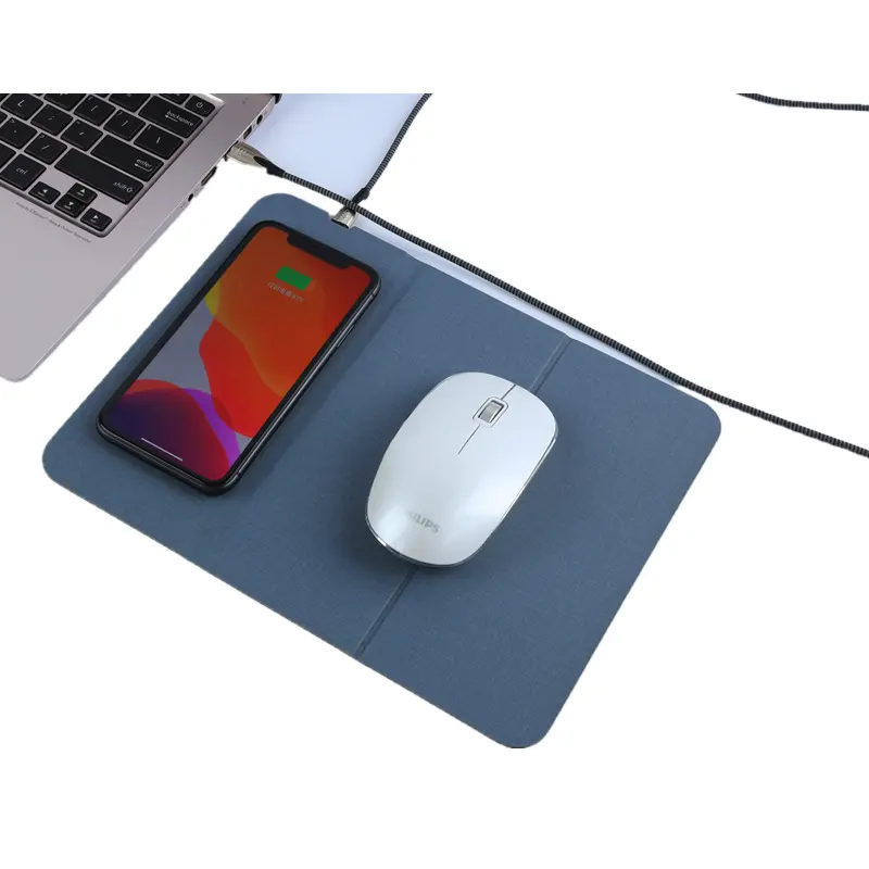 Mouse Pad pengisi daya nirkabel ponsel, 3in 1 produk inovatif pengisian daya nirkabel 2024
