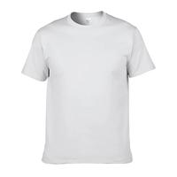 Camiseta Casual de Verano para Hombre, 100% Algodón Tejido, 180 Gramos, Cuello Redondo, Manga Corta, Corte Regular, Transpirable, Ecológica, de Secado Rápido