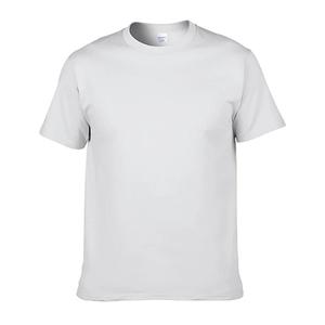 T-shirt décontracté d'été pour homme 100% coton 180 grammes Impression photo Couleur unie Design uni Col rond Manches courtes Coupe classique - Product Image 3