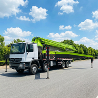 Truk Pompa Beton China Zoom/lion 43T Bekas, Jarak Tempuh Rendah, Kecepatan Maksimum 80km/jam, Unit Bekas untuk Proyek Perkotaan