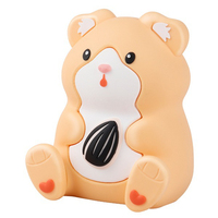 Nouvelle arrivée, haut-parleur Bluetooth en PVC avec motif d'animaux de dessin animé, mini haut-parleur sans fil, support de téléphone, bureau, chambre à coucher, cadeau