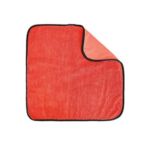 Serviette de lavage de voiture en microfibre, tissu absorbant l'eau instantanément, épaissi et plus dense, pour le nettoyage automobile, couleur unie, personnalisable - Product Image 4