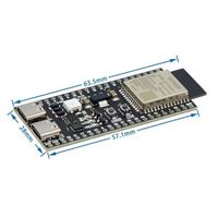 Papan Pengembangan ESP32 S3 dengan Kit Adaptor Ekspansi Modul Wifi BT 2.4G ESP32-S3WROOM1 N8R2 N16R8 44Pin Tipe-C ESP32-S3