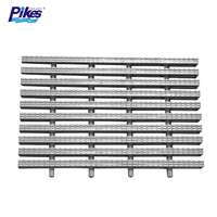 Grille de piscine PIKES à quatre sorties en ABS, accessoires de bordure, blanc, noir, gris, fournisseur professionnel en gros