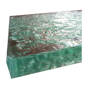 Vidrio templado transparente termofundido con textura <span class=keywords><strong>de</strong></span> agua <span class=keywords><strong>de</strong></span> <span class=keywords><strong>océano</strong></span>, vidrio fundido laminado con patrón único - Product Image 2