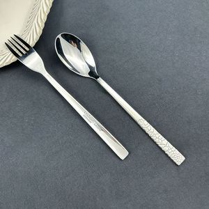 Ensemble de couverts de mariage haut de gamme de 24 pièces, fourchettes, cuillères, boîte en bois dorée, couverts en acier inoxydable - Product Image 3