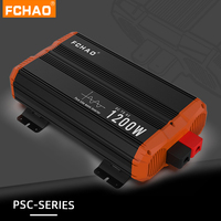 Onduleur à sinus pur haute efficacité 12v à 220v, convertisseur de courant cc à ca de 1200 watts, CE, chine, RoHs, avec protection multiple