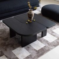 Table basse simple en bois massif de forme irrégulière, salon, maison d'hôtes, table à thé, table basse de petite taille