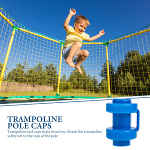 <span class=keywords><strong>Trampoline</strong></span> tuyau en acier couvercle supérieur pôles remplacer les pièces capuchons PP saut lit couvre remplaçable pour boîtier fournitures enfant - Product Image 6