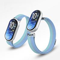 Bracelet de montre en nylon avec boucle métallique pour Xiaomi Band 11, bracelet de remplacement avec plaque d'extrémité métallique, bracelet sport en nylon