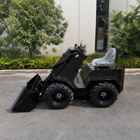 Mini-Kompaktlader S490 Radlader 0,1m³ Schaufel 350kg Maximallast 4,5kN Bremskraft für Hof- und Baustelleneinsatz