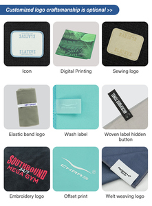 Schwarz Weiß Design Anpassbare recycelte schnell trocknende leichte Handtücher Mikro faser Sand Free Print Benutzer definierte Strand tuch mit Logo - Product Image 6