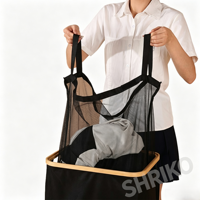 Panier à linge en bambou avec couvercle, panier à linge en tissu Oxford amovible, bac de rangement pliable pour vêtements pour salle de bain