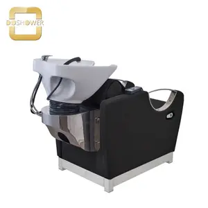 salon hair wash chair with salon barber cabinet unit different of hair salon equipment supplier