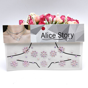 Autocollants diamant clavicule transfrontalière européenne et américaine pour filles autocollants créatifs beauté maquillage cou <span class=keywords><strong>tatouage</strong></span> autocollants - Product Image 4