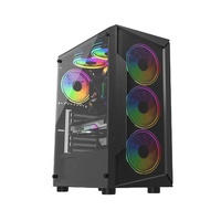 JNP usine tour panneau Gamer ventilateur de jeu système de refroidissement par eau alimentation boîtier d'ordinateur de jeu pour PC