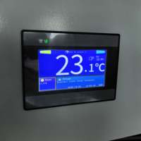 Refroidisseur à spirale industriel refroidi par eau RUIHAI 129,06 kW avec contrôleur PLC et pompe pour système de refroidissement centralisé d'usine