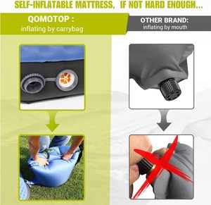 Colchón de Camping Autoinflable Ultra Grueso de <span class=keywords><strong>4</strong></span> Pulgadas, Almohadilla de Dormir Portátil, Senderismo, Impresión de Logotipo Personalizable Individual - Product Image 4
