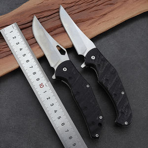 سكين هونغروي 2026 عالي الجودة من الفولاذ 7Cr17، سكين قابل للطي للاستخدام الخارجي، سكين للبقاء على قيد الحياة، سكين جيب قابل للطي للتخييم مع مقبض G10 - Product Image 3