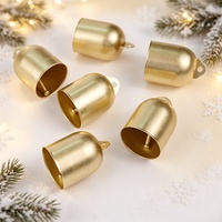 Ornement de Noël en fer en forme de cloche à tube droit, pendentif métallique à sommet rond, pour couronne, porte, arbre, maison, bureau, hôtel, décoration de fêtes
