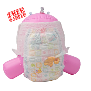 Couches-culottes jetables super absorbantes pour bébés, imprimées, anti-fuites, sans pâte fluff, échantillons offerts - Product Image 1