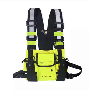 Chaleco con Bolsillos en el Pecho para Hombre, Diseño Nuevo en Oferta, Bolsa de Pecho Reflectante, Bolsa de Pecho Táctica Personalizada Unisex - Product Image 4