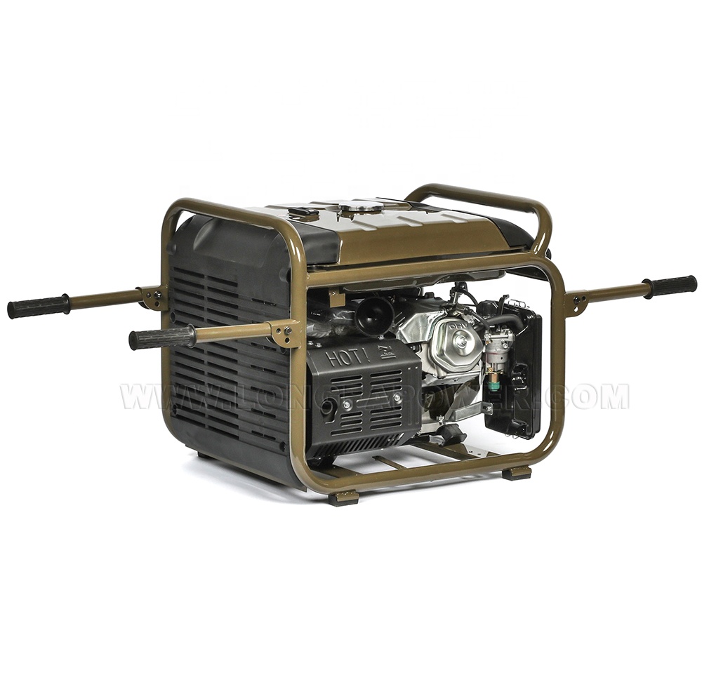 Бесшумный цифровой бензиновый генератор с открытым корпусом, уличный портативный бесшумный инвертор для экстренных случаев в армейском стиле, 15 л.с.