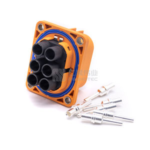 قابس ومقبس لسيارة EV بجهد عالي 6Pin 16A 23A 35A 50A - Product Image 2