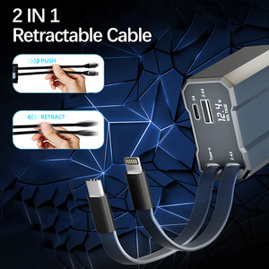 Caricabatterie da auto a ricarica rapida 4 in <span class=keywords><strong>1</strong></span> con adattatore USB tipo C adattatore professionale per accendisigari per auto - Product Image 4