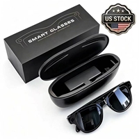 Lunettes Intelligentes SANVNET GS5 MAX AI avec Caméra 8MP, Assistant ChatGPT, Étui de Recharge 3600mAh, Enregistrement POV - Stock US