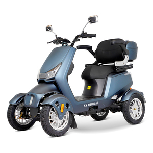 Vehículo Eléctrico KSM-920 con Doble Asiento, Scooter de Movilidad de 4 Ruedas de Alta Resistencia, Operado con Batería, Seguro para Personas Mayores y con Discapacidad - Product Image 1