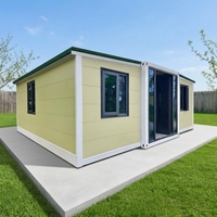 Maisons modulaires préfabriquées sur roues, sur mesure, en gros, 3 chambres, maisons mobiles, 5 chambres