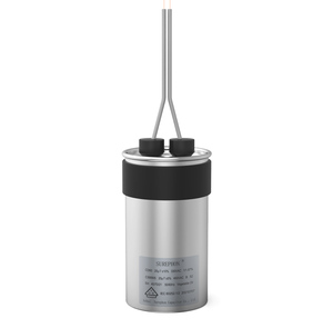 <span class=keywords><strong>Condensateur</strong></span> en boîtier aluminium <span class=keywords><strong>CBB65</strong></span> 20+10μF avec certificats TUV CE CQC, sortie d'usine, personnalisation OEM ODM du logo et de l'emballage - Product Image 3