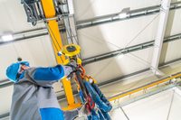 Grue monopoutre légère à faible encombrement 5T de type nouveau avec palan électrique à faible encombrement
