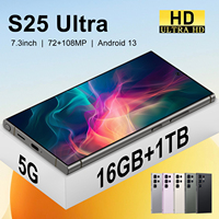 Smartphone S25 Ultra en Oferta, 16GB+1TB, Android 15.0, 5G, con Lápiz Integrado, Doble SIM, 108MP, Octa Core HD, Francés