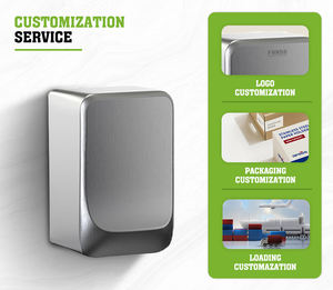 Sèche-mains automatique mural FANDA moderne et écologique - Personnalisé pour les toilettes publiques - Product Image 5