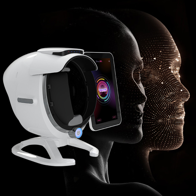 Professional 3D AI Wood Lamp Skin Analyzer Machine UV Moisture Spectrum Detector for Beauty Salons