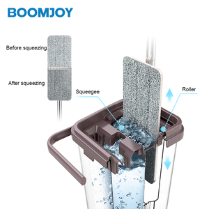 Jesun Lau Phẳng Sạch Hơn Và Xô Với Máy Ép Đặt Tay Miễn Phí Bóp Lau Sáng Tạo Đôi Buồng Xô Cho Ướt & Khô Sử Dụng - Product Image 2
