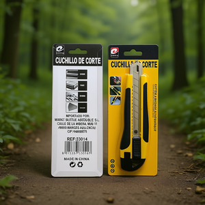 Couteau de découpe Erpsl Cutter Knife 286, grande lame, lot de 12, outil utilitaire pour couper le carton et le papier - Product Image 3