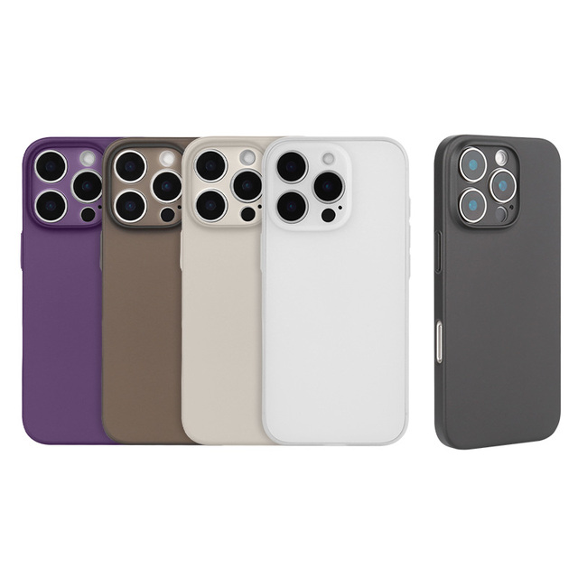 High Precision 0.35mm Ultra Thin Matte Shockproof Case with Anti Yellow Coating for iPhone 16 Plus