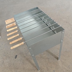<span class=keywords><strong>Parrilla</strong></span> de Carbón Portátil Plegable de Acero Inoxidable Resistente <span class=keywords><strong>a</strong></span> la Oxidación para Acampar en la Naturaleza y Uso Doméstico - Product Image 4