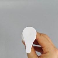 Pompe à lotion blanche à surface lisse 28/410, tête de pompe cosmétique filetée en plastique pour flacon de shampoing, gel douche, soins de la peau